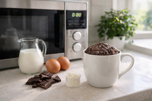 Proteinowe brownie w kubku