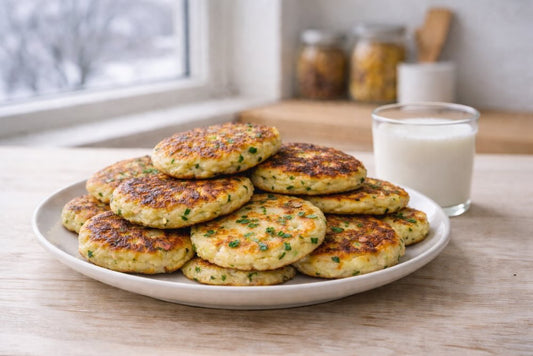 Wytrawne proteinowe placuszki z ziołami