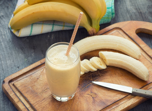 Koktajl bananowo-migdałowy