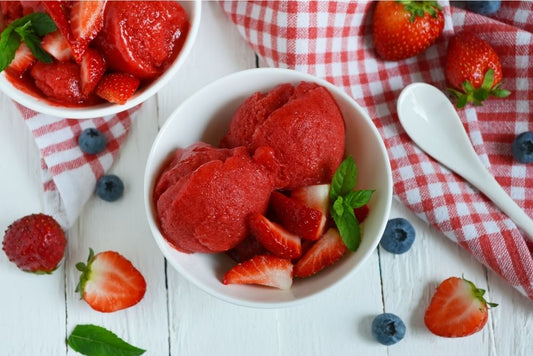 Sorbet truskawkowo bananowy