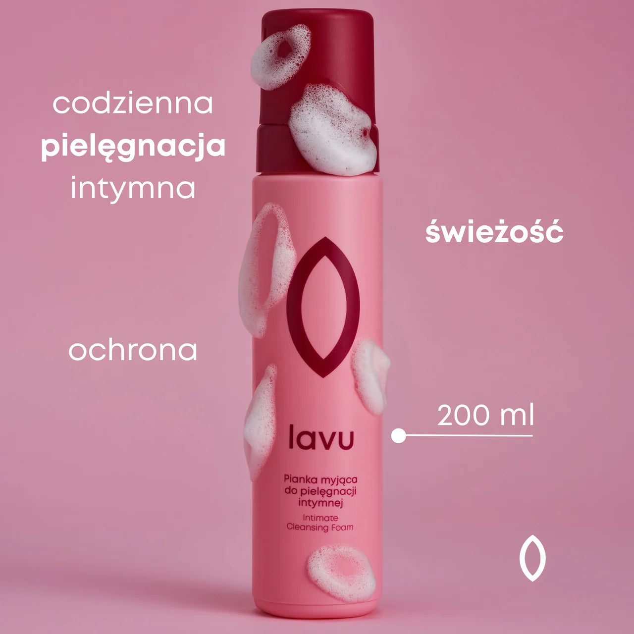 Pianka myjąca do pielęgnacji intymnej